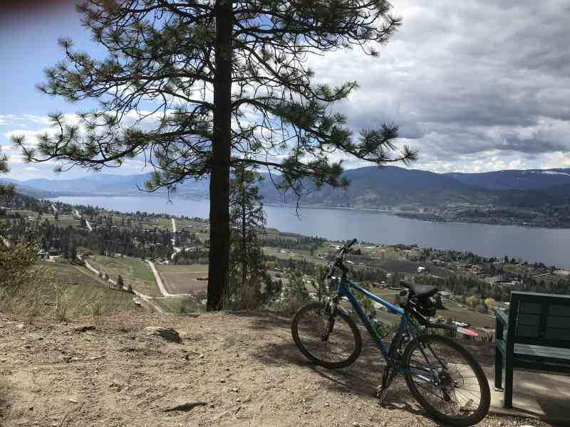 Jim playing outside in the Okanagan