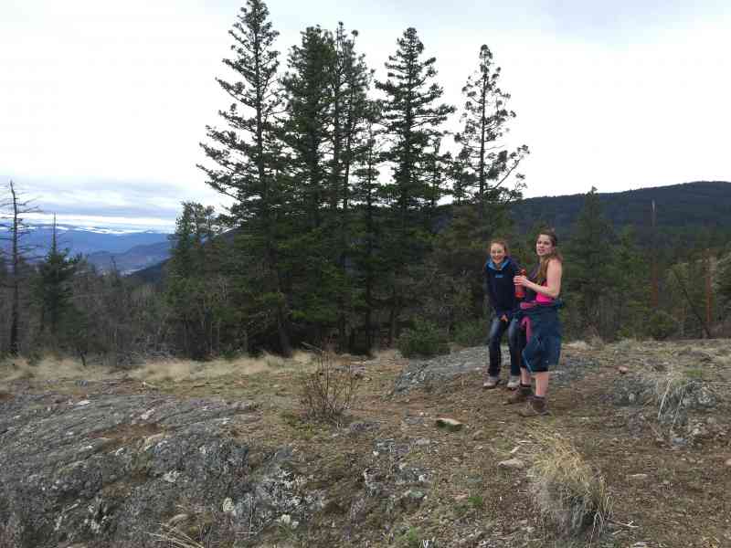 McDougall Rim: Interior Perimeter w/ Andrea