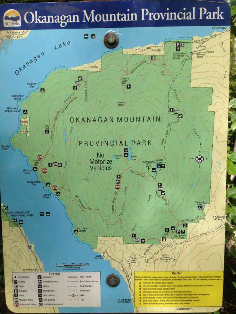 Okanagan Mountain Park: Exterior Perimeter w/ Patricia