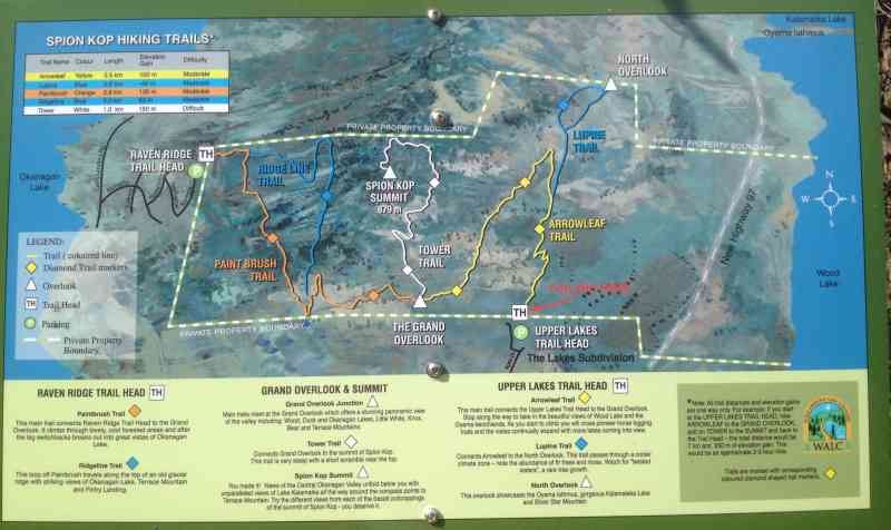 Trail Map Spion Kopje