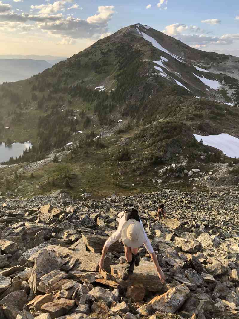 Boulder Mtn gets a bit scrambly if you go up the guts of it.