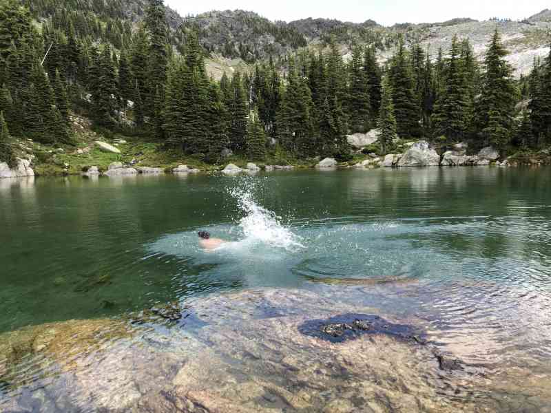 Cool clear waters after a hike almost call to you...
